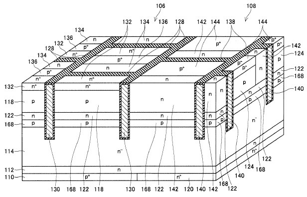 RC-IGBTの全体斜視図