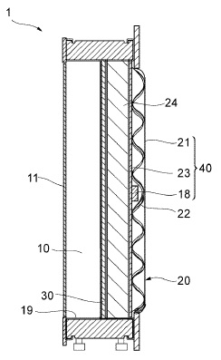 電解セルの断面図