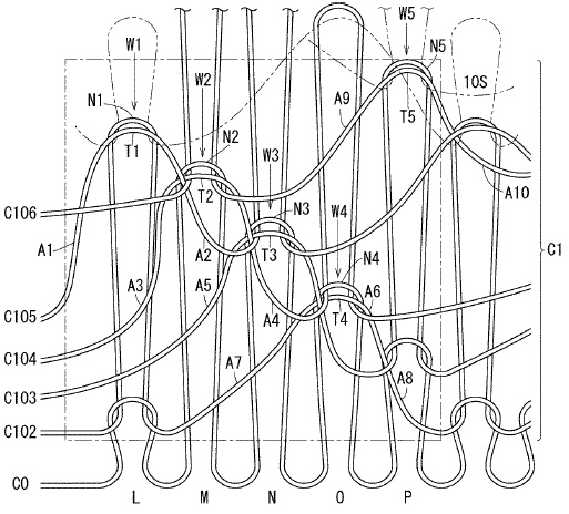 エアークッション部のループ構造図