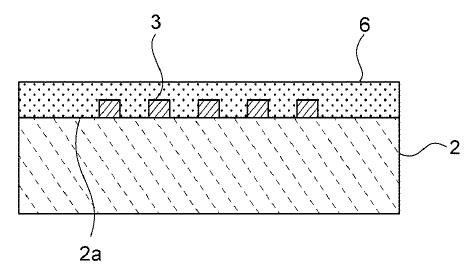 弾性波装置の正面断面図